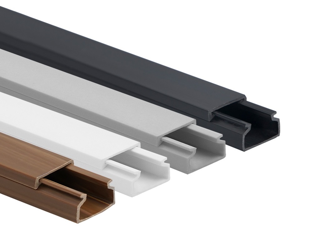 Electrical Installation Channels 20 x 10 x 2000 mm with Bottom ...